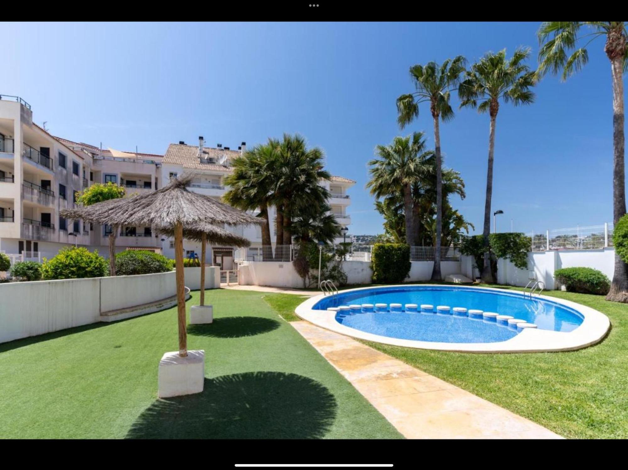 Stadscentrum Moraira Appartement El Sol De Moraira Met Zwembad Экстерьер фото